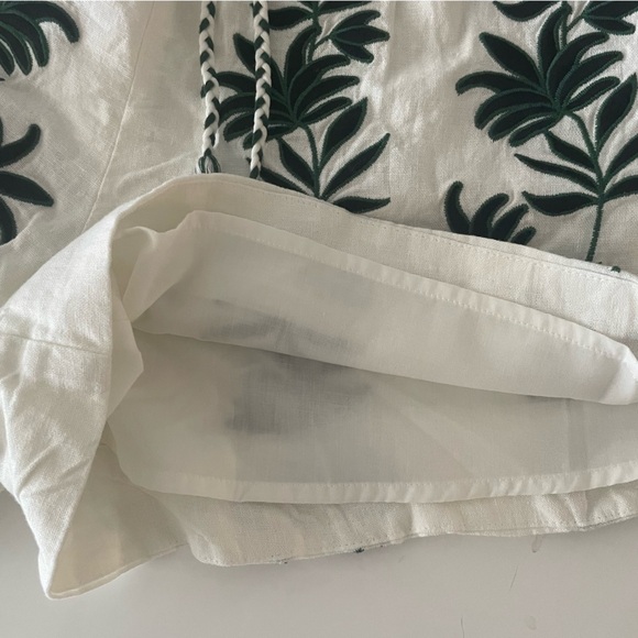 HOUSE OF HARLOW LINEN SHORTS EMBROIDERED - Picture 2 of 8